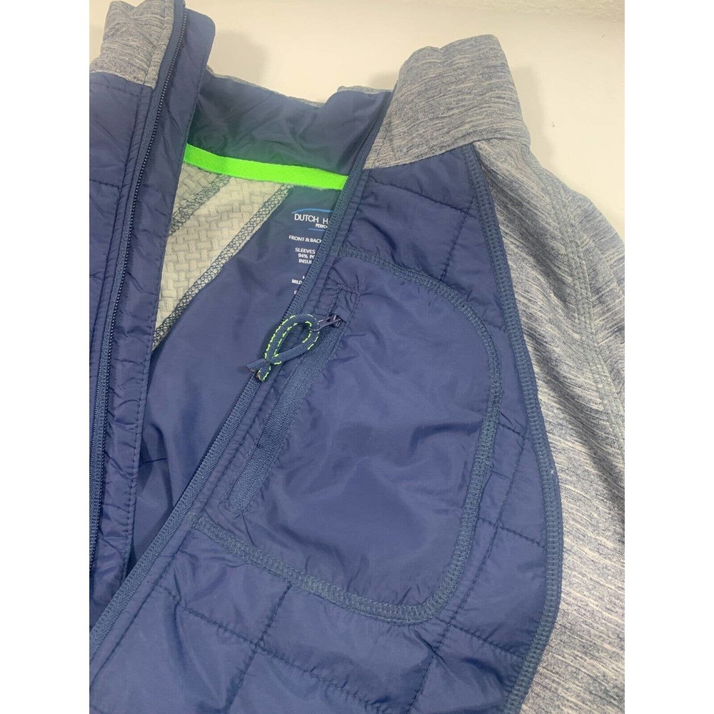 Dutch Harbor Gear Lightweight Zipper Jacket Navy Size Large - Picture 8 of 10